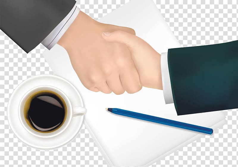 Drawing , Business handshake transparent background PNG clipart