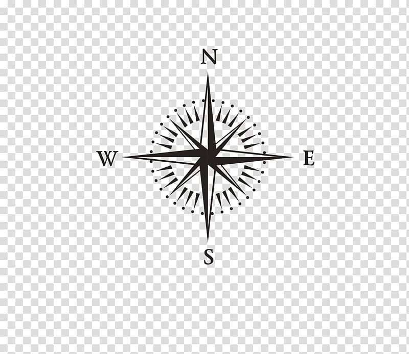 The North Star illustration, Paper fortune teller Compass Angle, compass transparent background PNG clipart