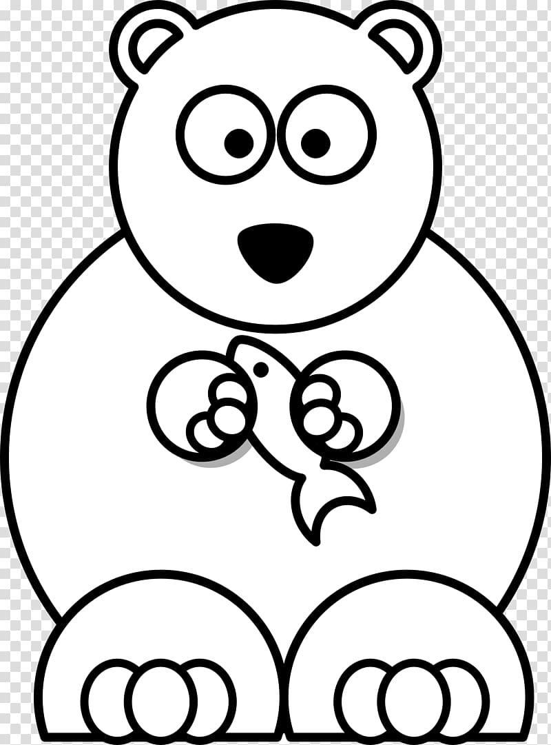 Polar bear Drawing Coloring book Cartoon, polar bear transparent background PNG clipart