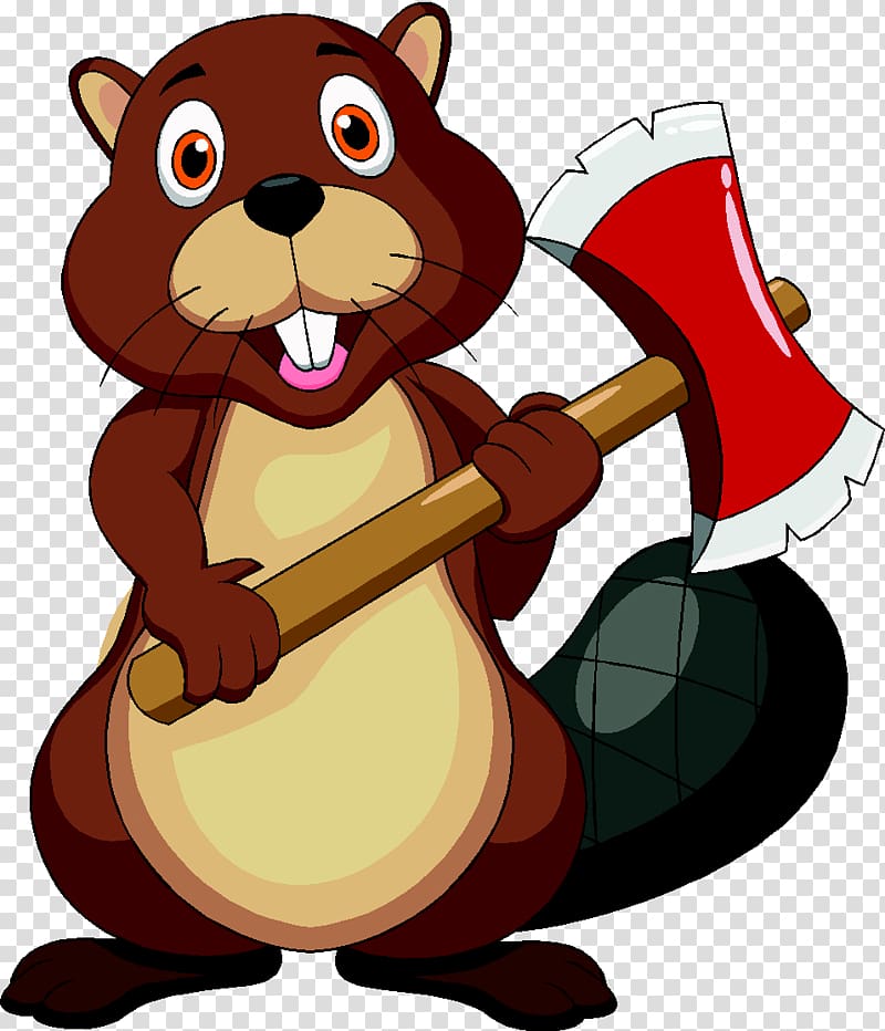 Beaver Cartoon , beaver transparent background PNG clipart