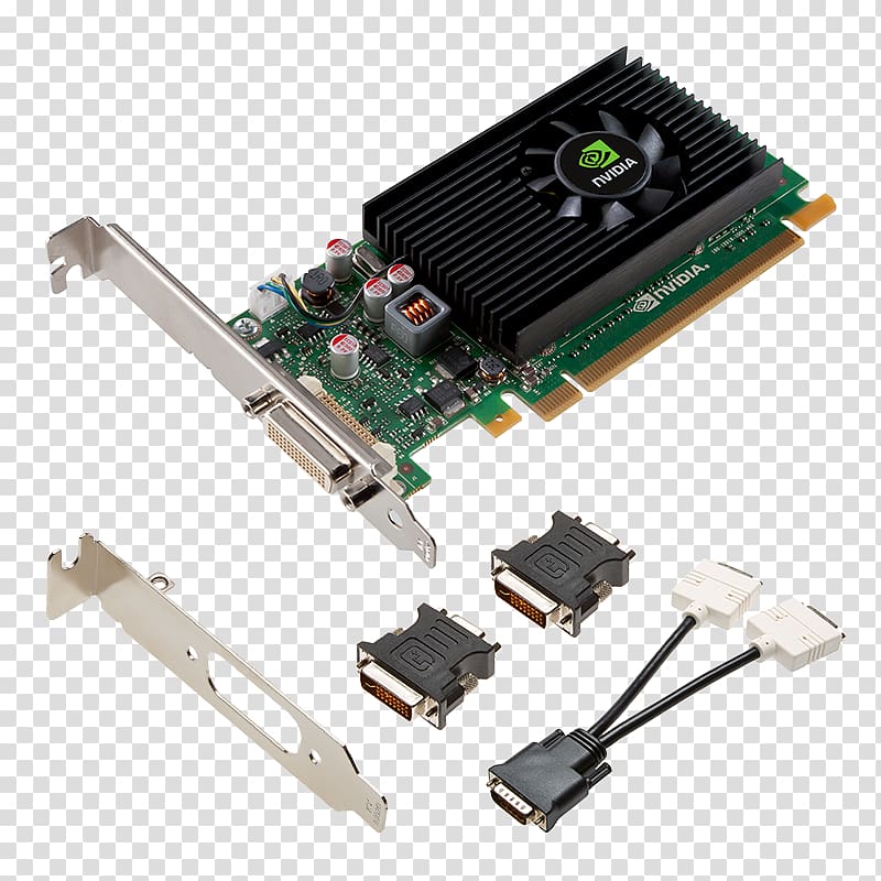 Graphics Cards & Video Adapters PNY Technologies NVIDIA Quadro NVS 315 DisplayPort, nvidia transparent background PNG clipart