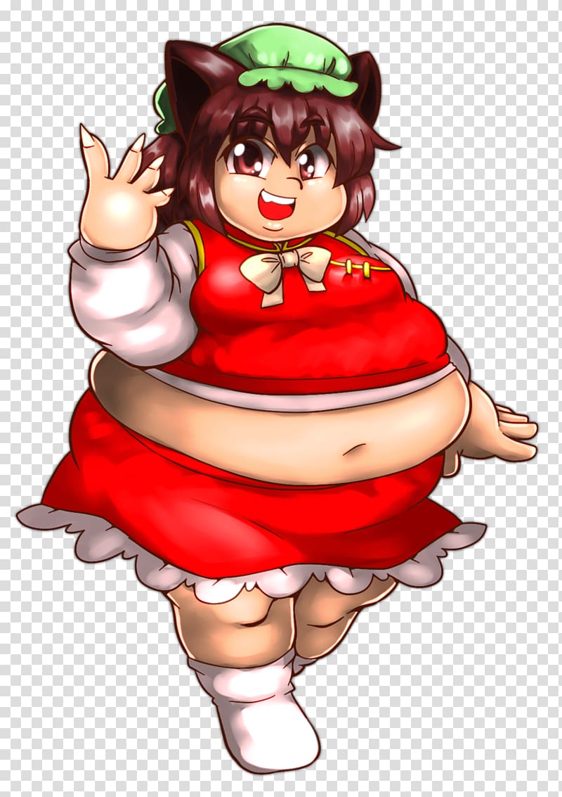 Fatty acid Touhou Project Reimu Hakurei Manga, bbw anime transparent background PNG clipart