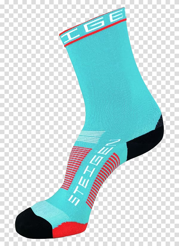 Sock Clothing Accessories Running Shoe, aqua socks transparent background PNG clipart