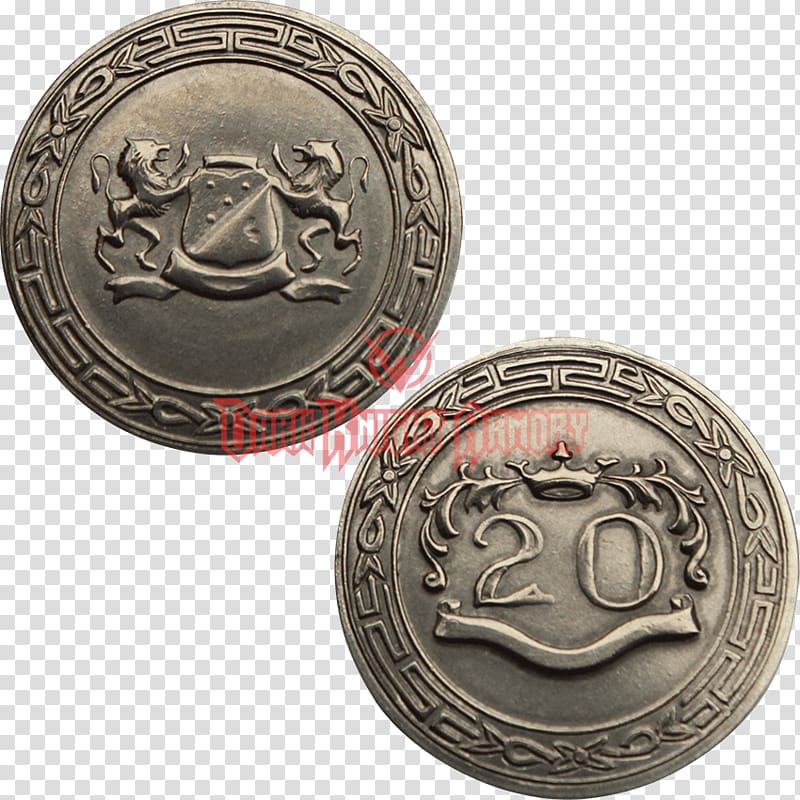 Coin Silver Medal Nickel Metal, Coin transparent background PNG clipart