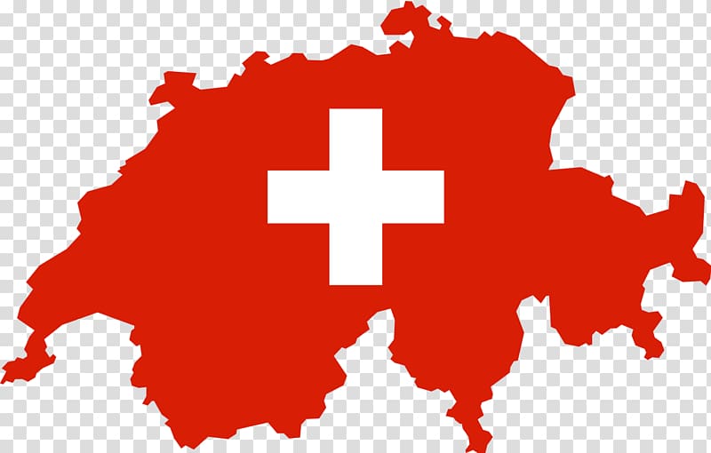 Flag of Switzerland Map, pixel flag transparent background PNG clipart