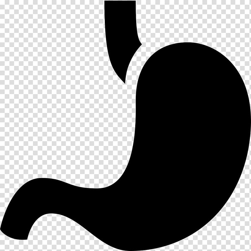 Computer Icons Black stomach Organ, come in transparent background PNG clipart