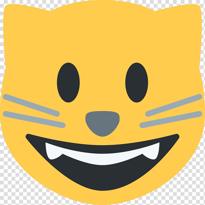 Cat Emoji Kitten Felidae Heart, smiley transparent background PNG clipart