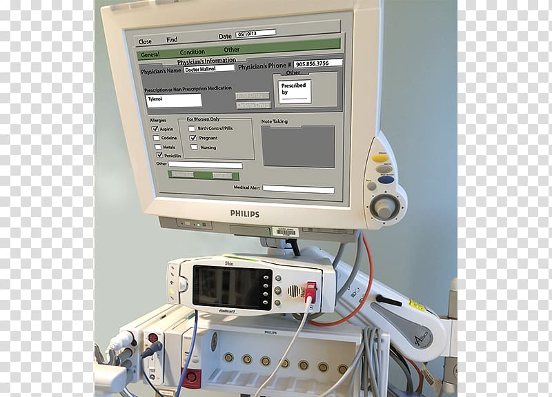 Medical Equipment Hospital Philips Computer Monitors Medicine, Intensive care unit transparent background PNG clipart