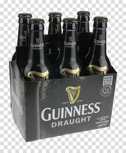Beer bottle Guinness Stout Ale, beer transparent background PNG clipart