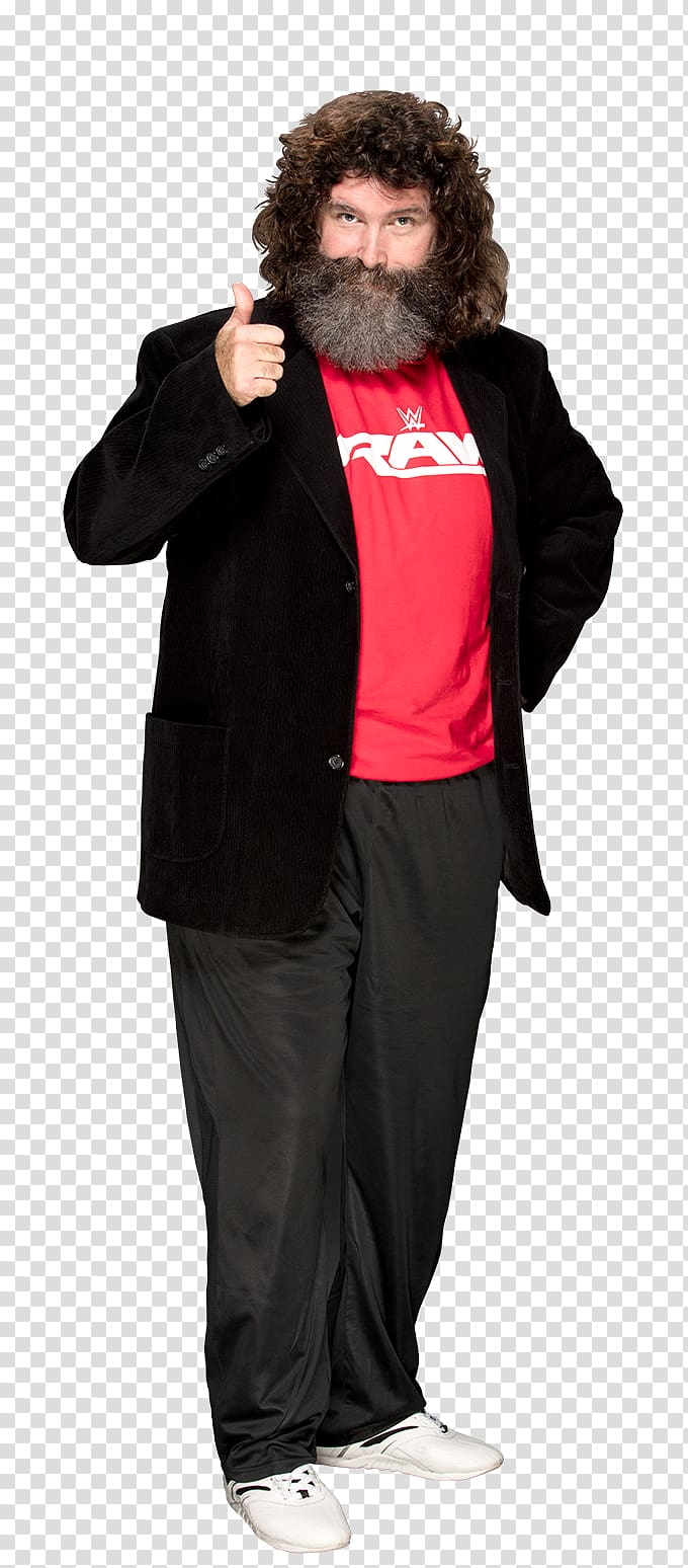 Mick Foley WWE Raw WWE Hardcore Championship, wrestler transparent background PNG clipart