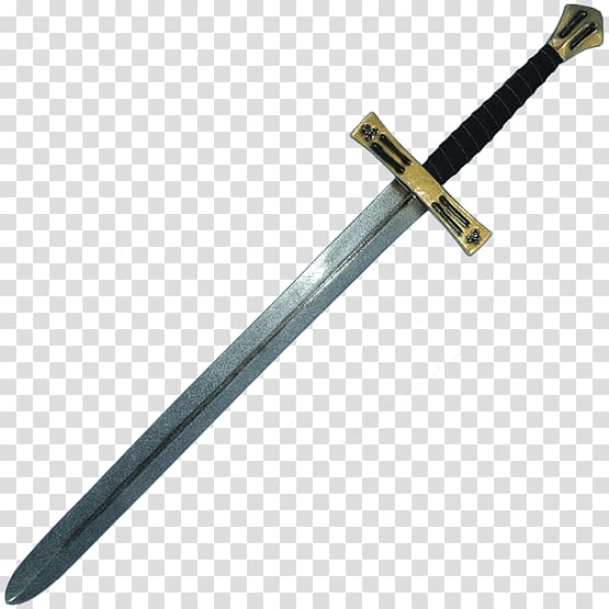 foam larp swords larp samurai Viking sword Knightly sword, Sword transparent background PNG clipart
