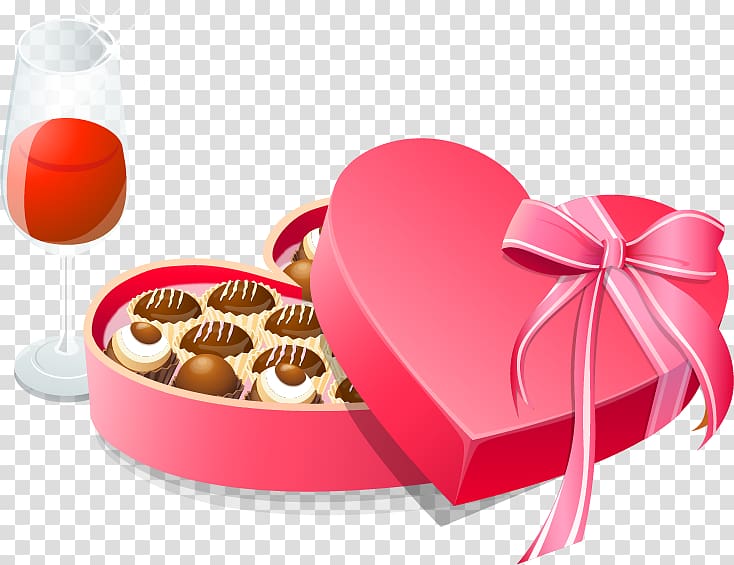 Valentines Day , cartoon chocolate transparent background PNG clipart