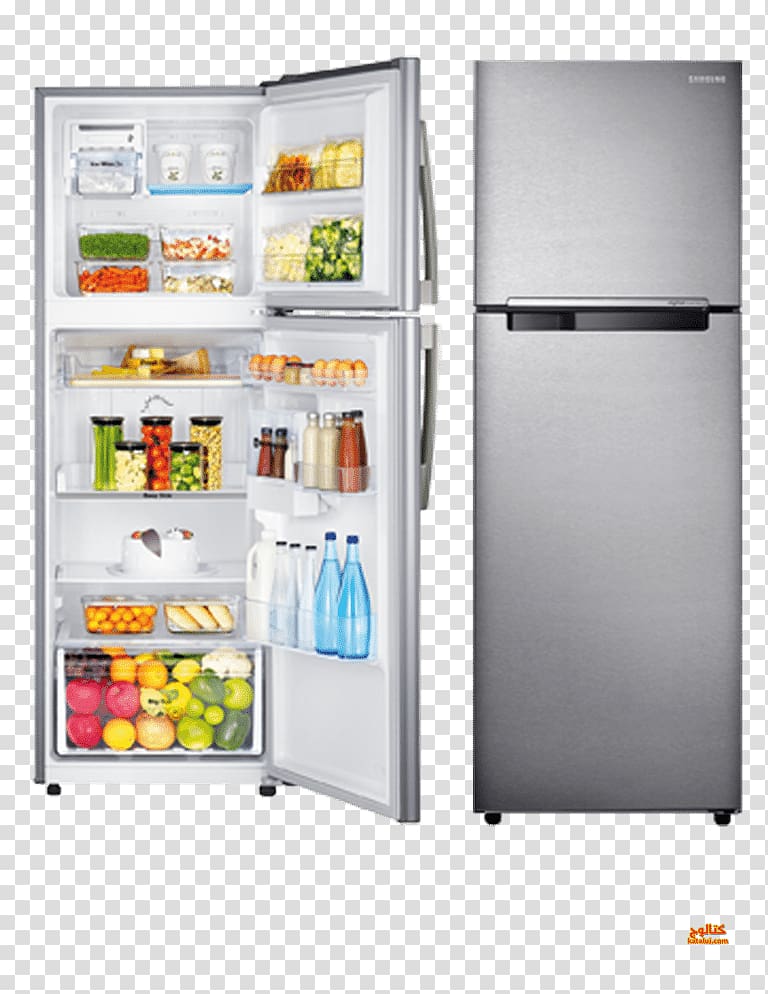Auto-defrost Internet refrigerator Samsung Freezers, refrigerator transparent background PNG clipart