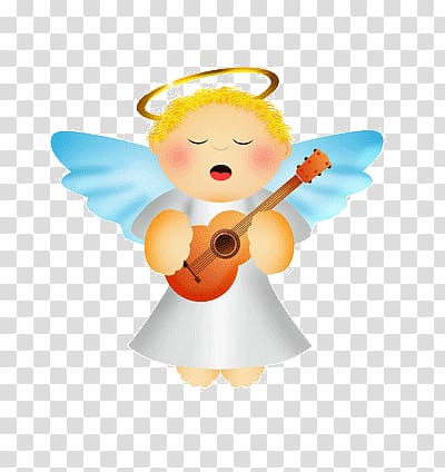 lovely angel transparent background PNG clipart