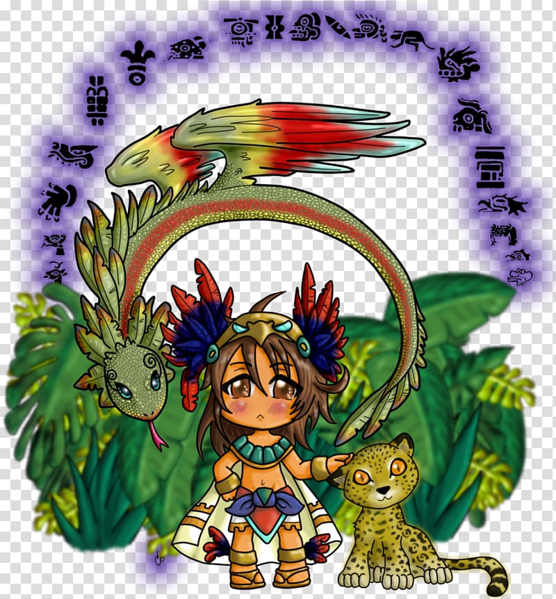 Spanish conquest of the Aztec Empire Mexico Chibi, quetzalcoatl anime transparent background PNG clipart