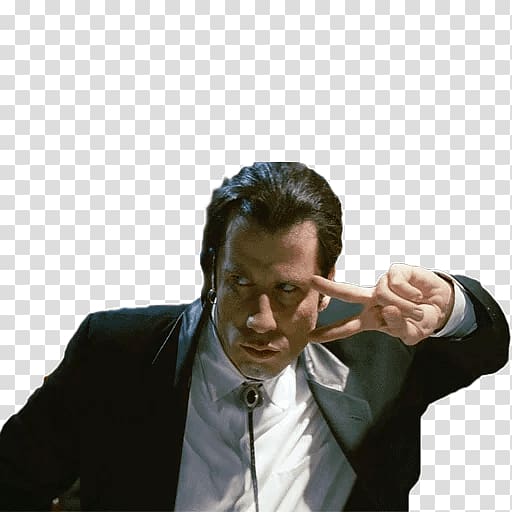 John Travolta Pulp Fiction Vincent Vega Film Actor, actor transparent background PNG clipart