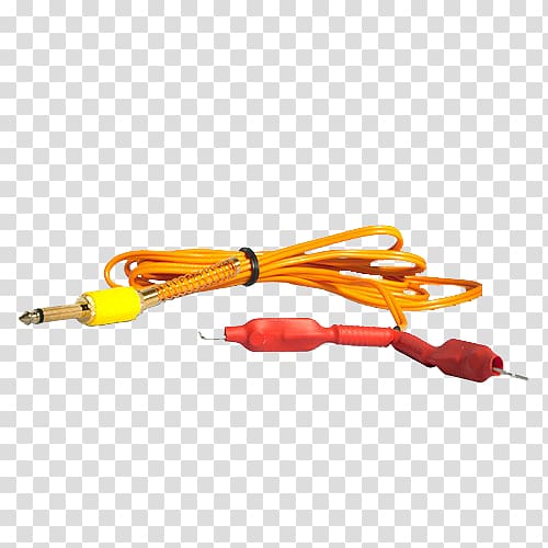 Electrical cable Yellow Ott Lite Workstation, Ink Spray transparent background PNG clipart