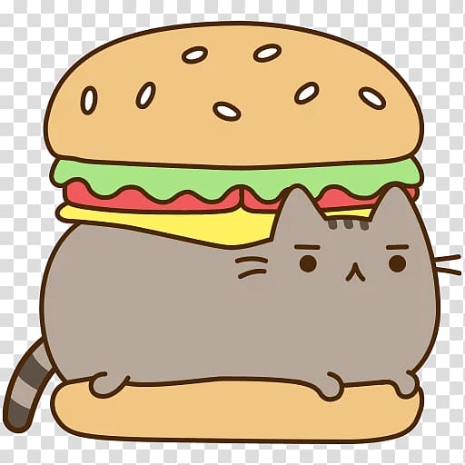 cat in a burger illustration, Cat Pusheen Telegram Kitten, Cat transparent background PNG clipart
