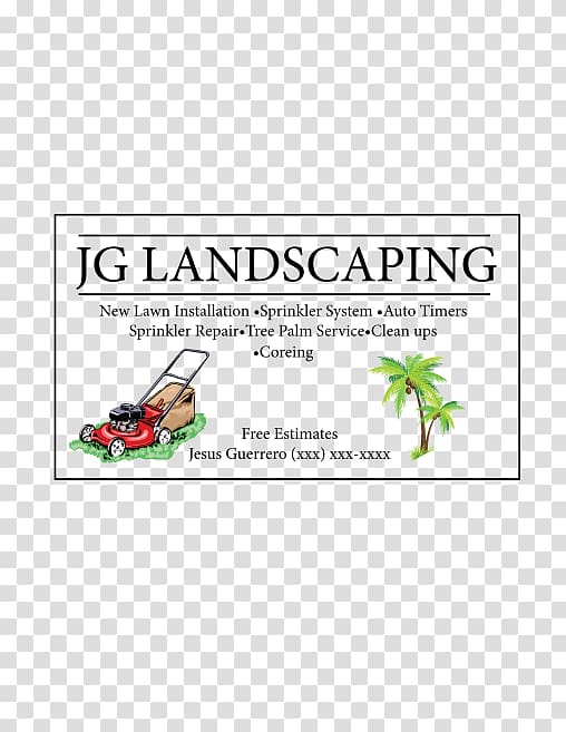 Grupo Manglar Plant Lawn Mowers Brand, business card designs transparent background PNG clipart