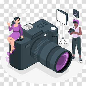 illustration, Camera, device, work, picture, hobby, studio transparent background PNG clipart thumbnail