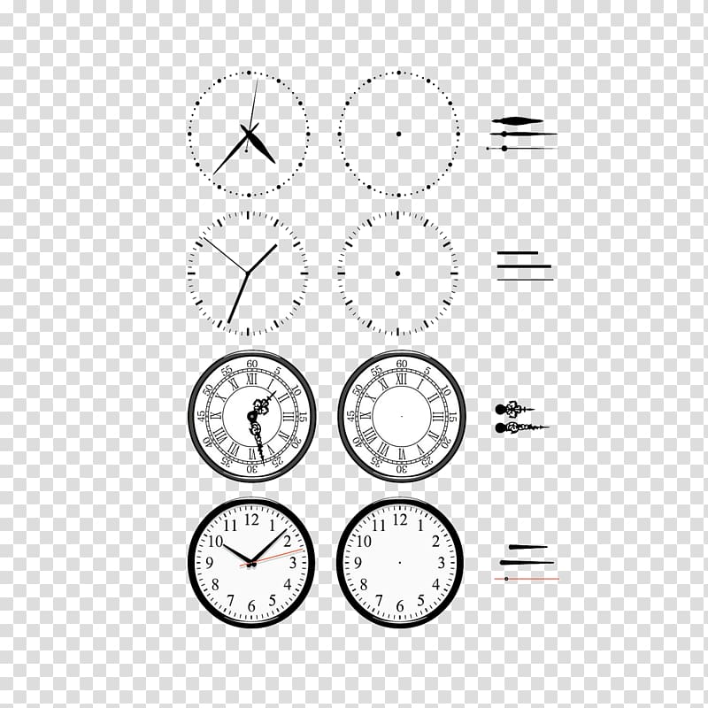 Clock Dial , Hand-painted clock dial transparent background PNG clipart