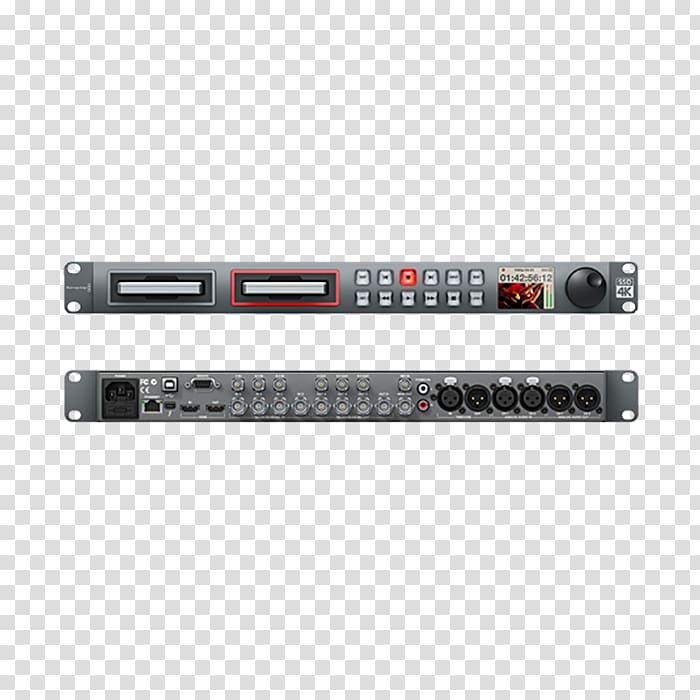 Blackmagic Design HYPERD/ST2 Studio 4K resolution Serial digital interface, Camera transparent background PNG clipart