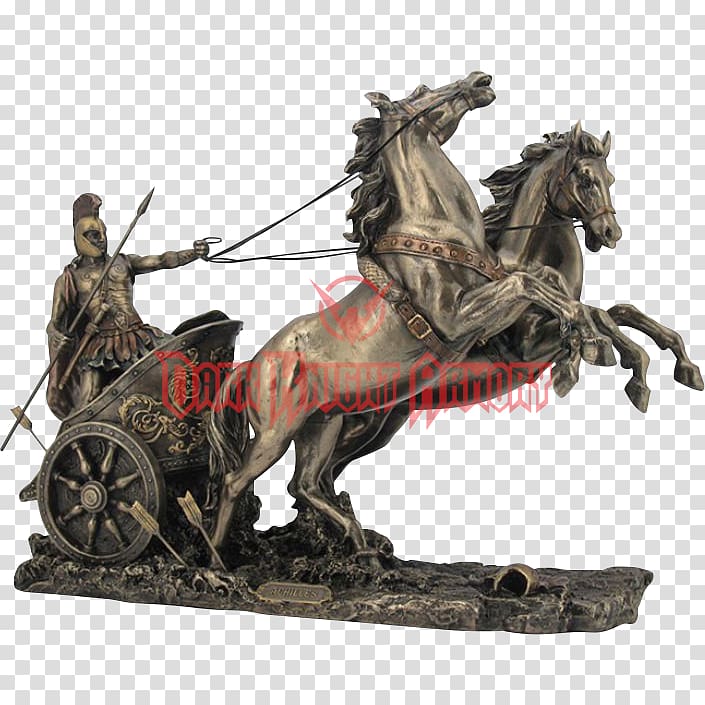 Achilles Ajax the Great Iliad Trojan War Chariot, roman soldier transparent background PNG clipart