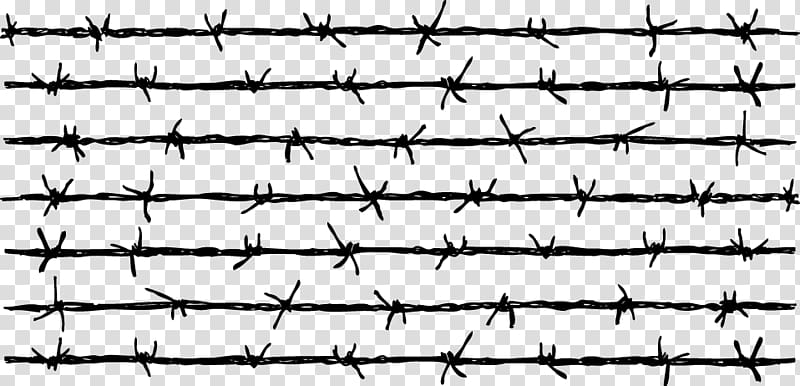 Barbed wire Fence , Wire fences transparent background PNG clipart