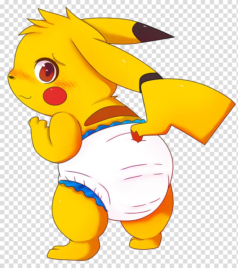 Detective Pikachu Diaper Pokémon Yellow, pikachu transparent background PNG clipart