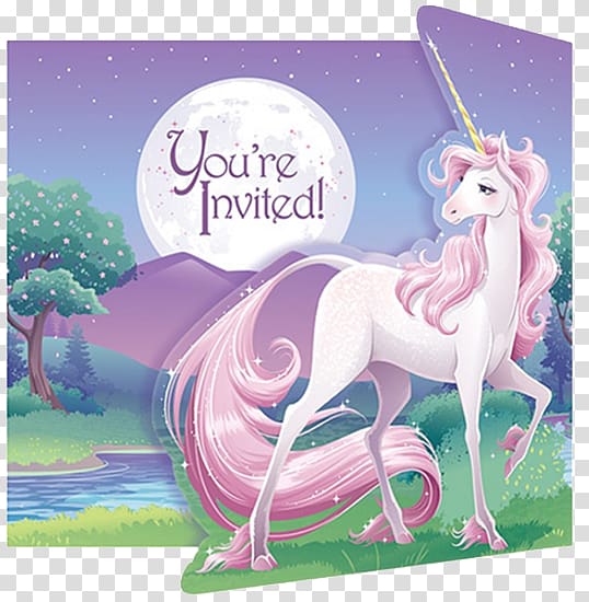 Wedding invitation Unicorn Party Paper Birthday, unicorn birthday transparent background PNG clipart