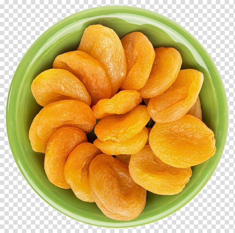 Apricot Dried fruit , A bowl of dried apricots do not pull the material transparent background PNG clipart