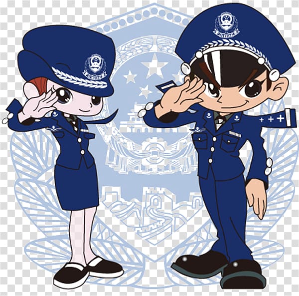 Municipal police Police officer, Blue clothes soldier transparent background PNG clipart