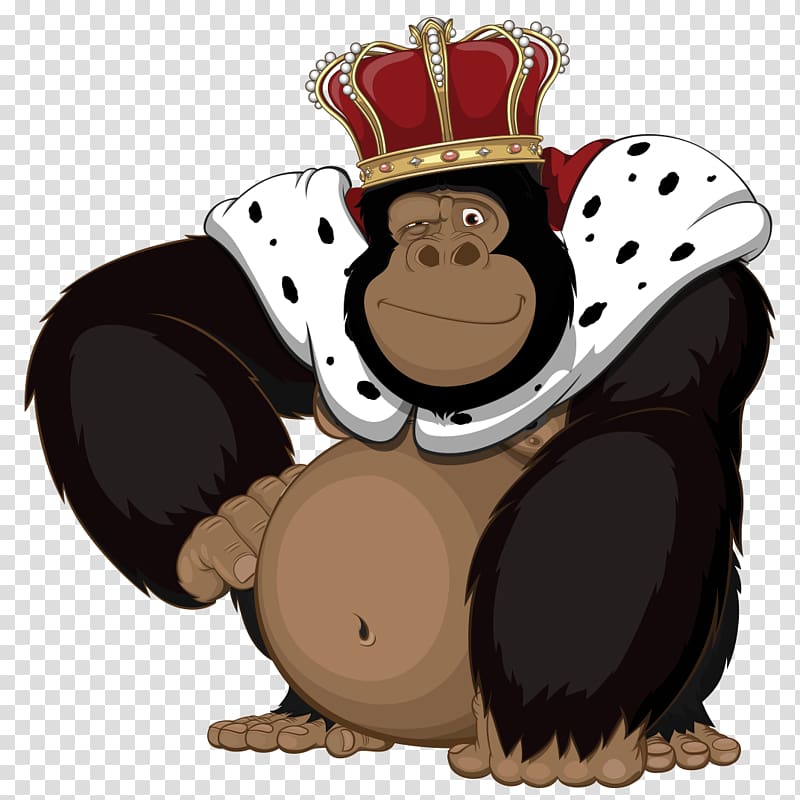 Gorilla Ape King Kong Monkey, 60th transparent background PNG clipart