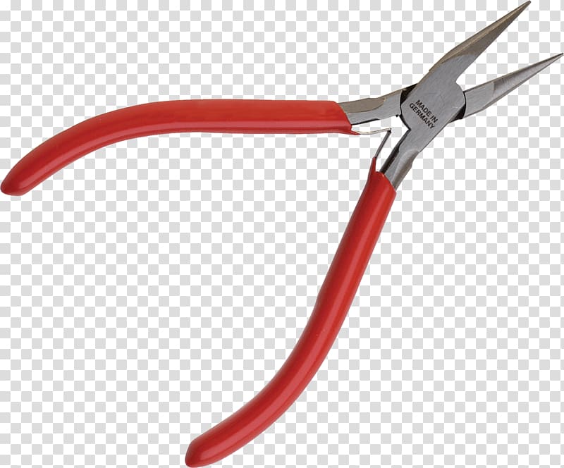 Diagonal pliers Needle-nose pliers Lineman\'s pliers, Plier transparent background PNG clipart