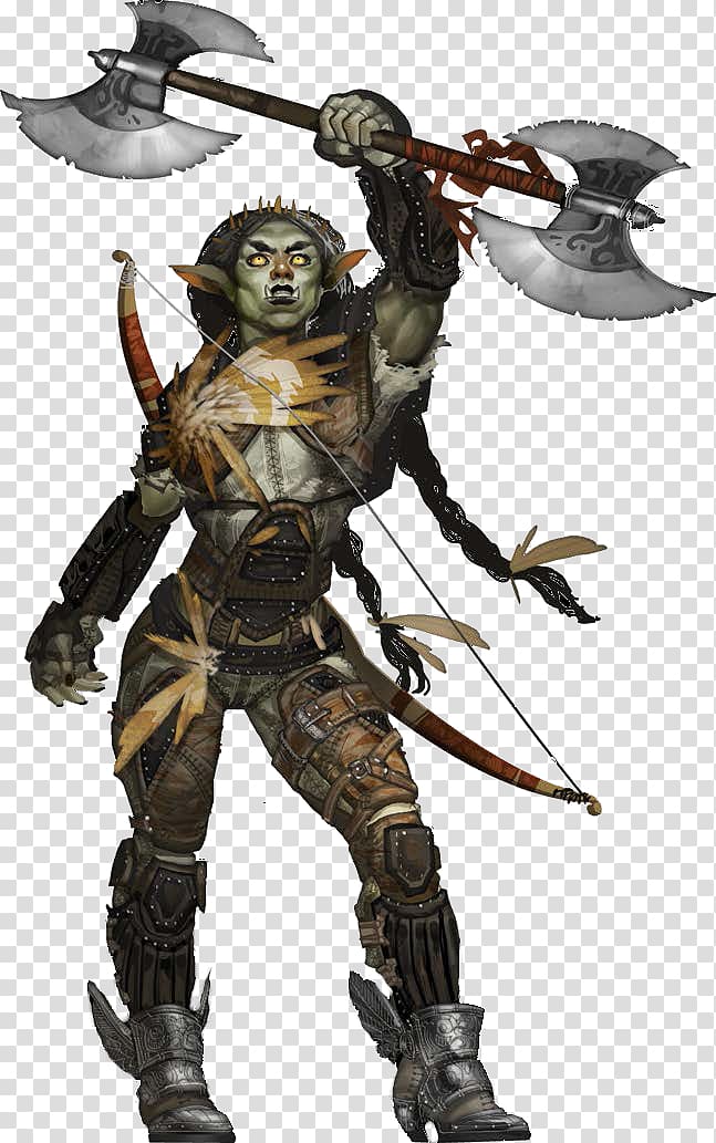 half orc female pathfinder