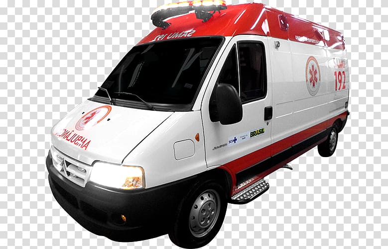 Car SAMU Ambulance Compact van Vehicle, car transparent background PNG clipart