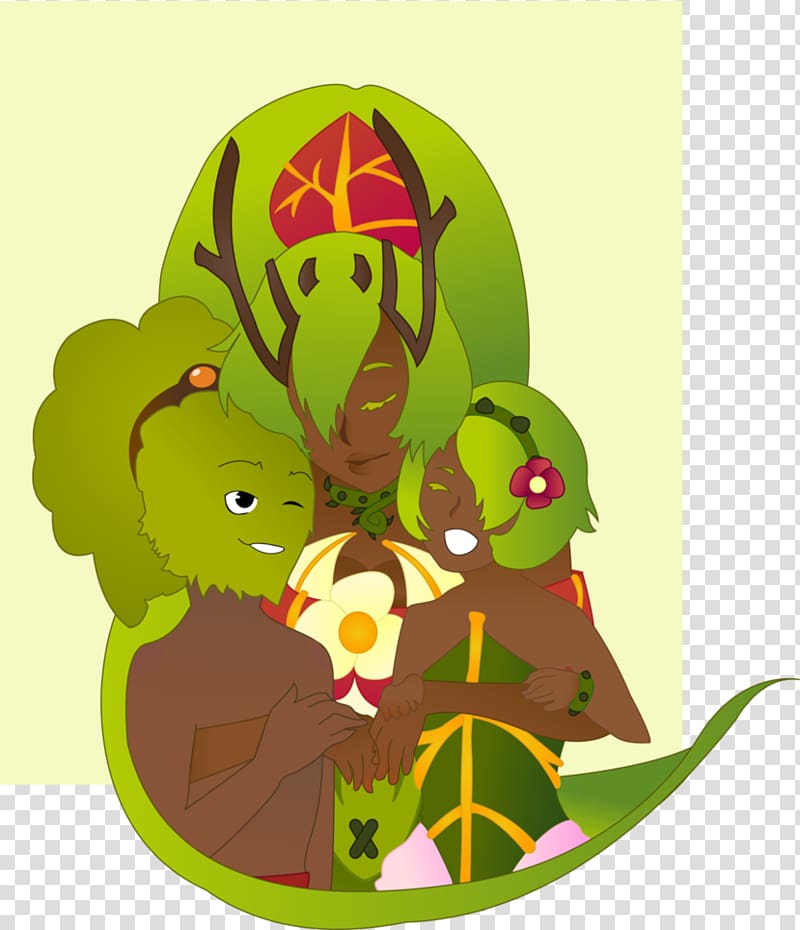 Green Character Leaf , wakfu sir percedal transparent background PNG clipart
