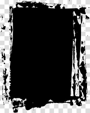 4 Grunge Rectangle Frame (PNG Transparent) Vol. 5
