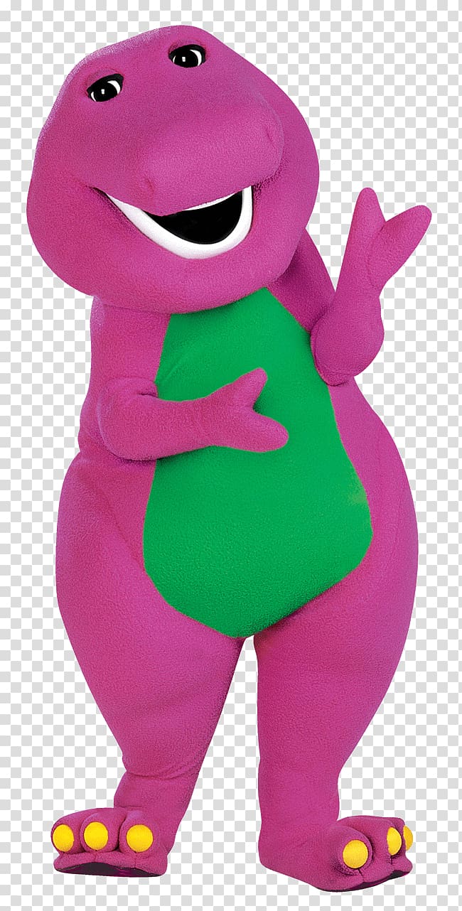 Barney mascot, Barney Dinosaur transparent background PNG clipart
