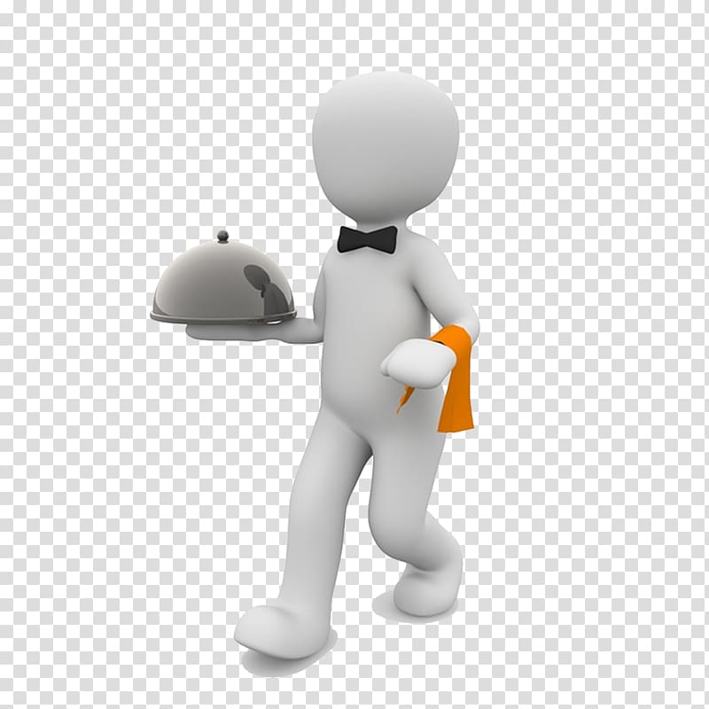 Cafe Restaurant Waiter Pixabay Illustration, 3d shop small two transparent background PNG clipart