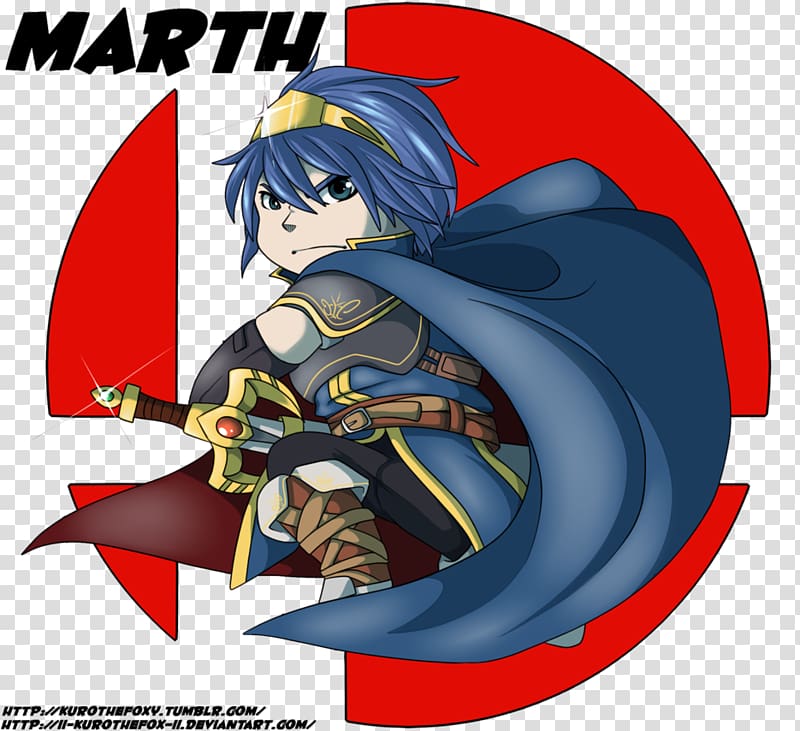 Fiction Mangaka Cartoon Character, marth transparent background PNG clipart