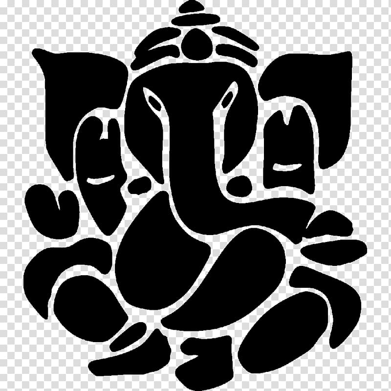Ganesha Ganesh Chaturthi Hinduism Wall decal Sticker, ganesha transparent background PNG clipart