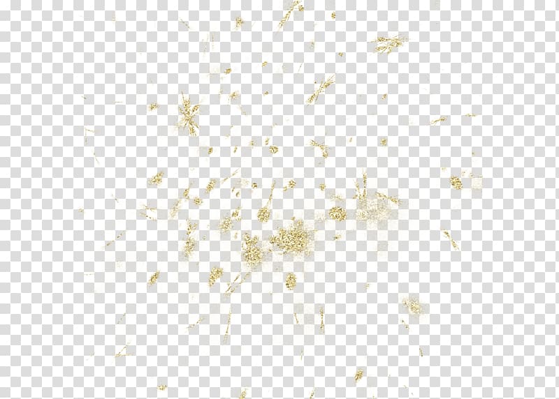 yellow powder illustration, Paper , Gold confetti floating material transparent background PNG clipart