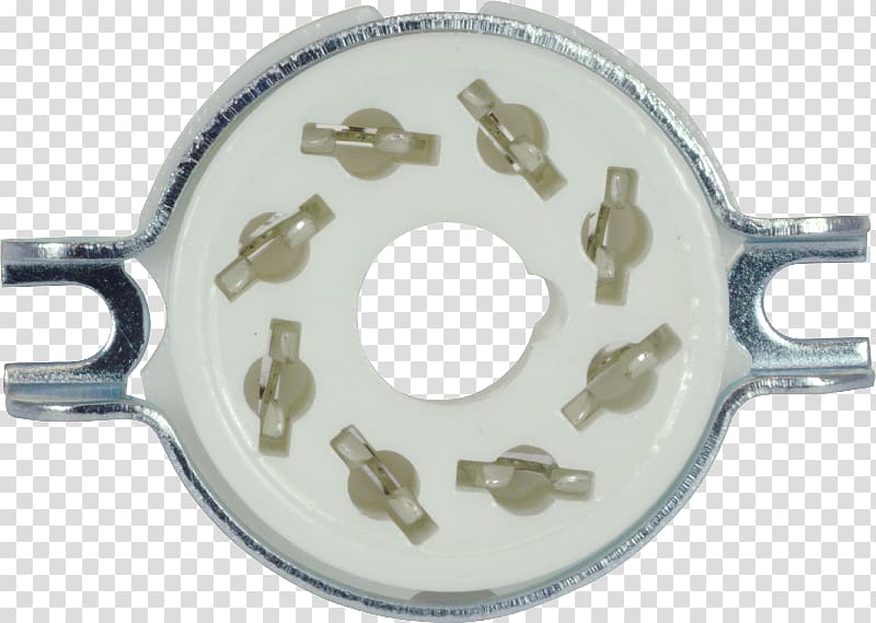 Socket 8 Ceramic CPU socket Tube socket Rectifier, Seperate transparent background PNG clipart