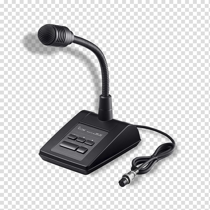 Logitech USB Desktop Microphone Icom Incorporated Transceiver Amateur radio, microphone transparent background PNG clipart