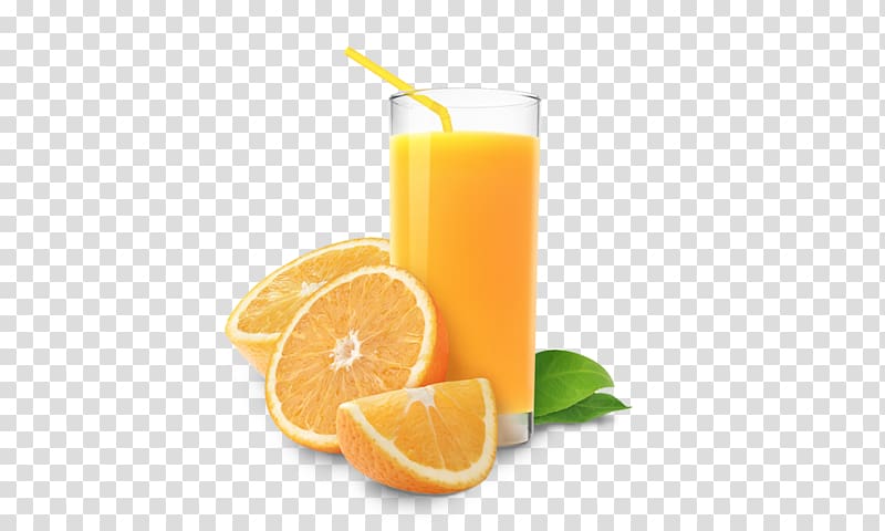 yellow citrus juice, Orange juice Cocktail Tea Breakfast, Fresh juice transparent background PNG clipart