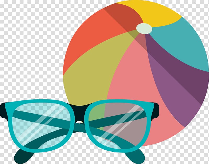 Goggles Sunglasses Cartoon, sunglasses and volleyball transparent background PNG clipart