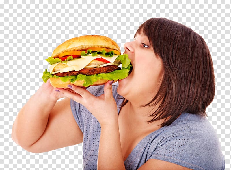 Obesity Cardiovascular disease Hypertension Overweight, Hamburger man transparent background PNG clipart