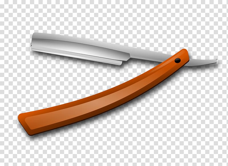 Knife Straight razor Shaving , razor blade transparent background PNG clipart
