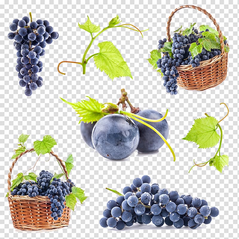 bunch of grapes, Common Grape Vine , grape transparent background PNG clipart